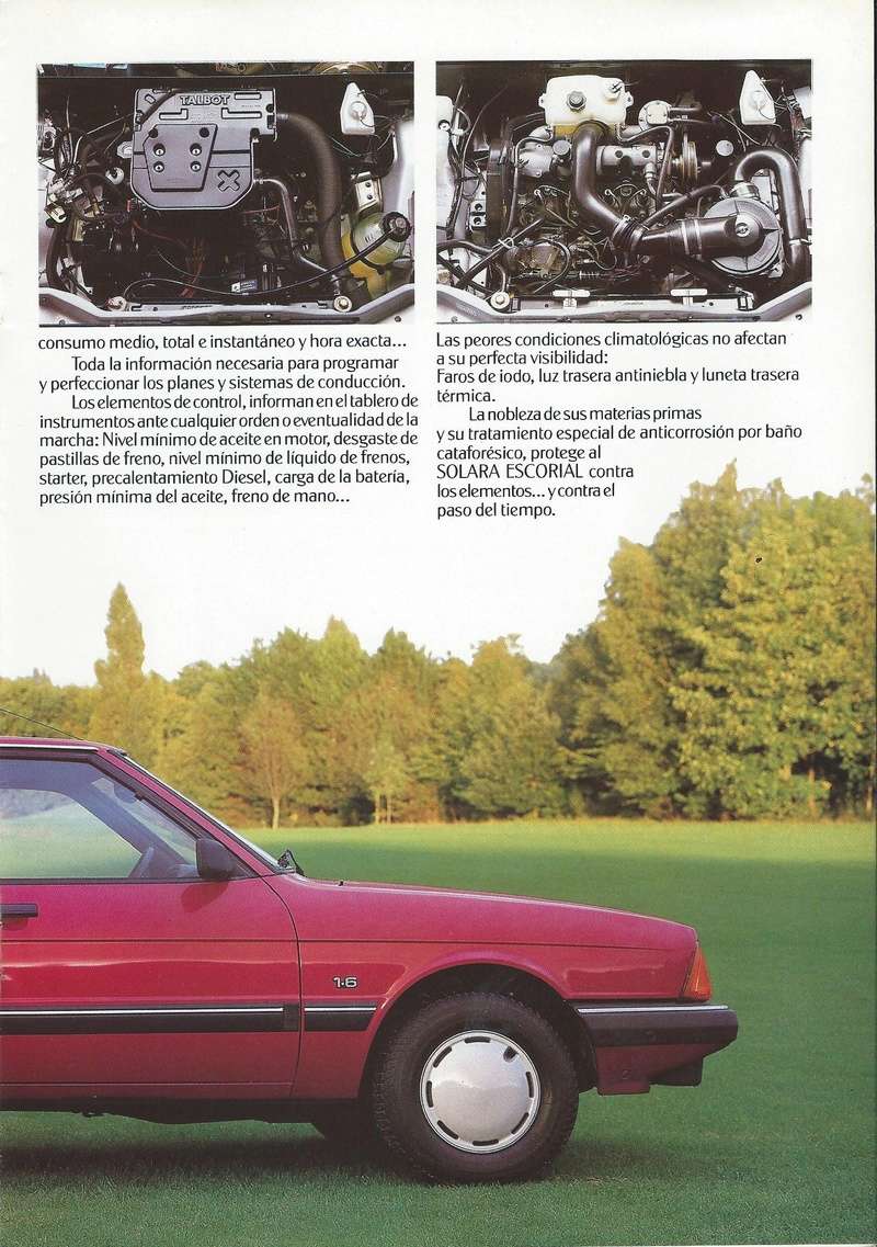 Catalogo Talbot Solara Escorial Espa Ol Forocoches