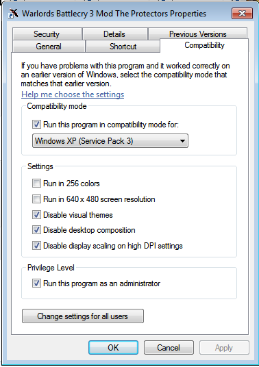 Run Xp Compatibility Mode In Vista