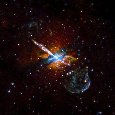 Nouvelle photo de Centaurus A par Chandra x-ray