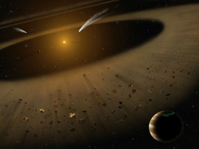 Le jeune système planétaire Epsilon Eridani