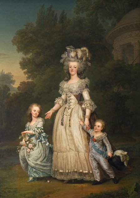 Résultat de recherche d'images pour "Marie-Antoinette et ses enfants"