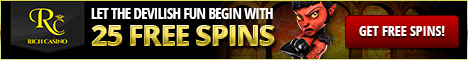 Rich Casino 60 Free Spins no deposit bonus