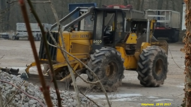 tracteur forestier john deere 640