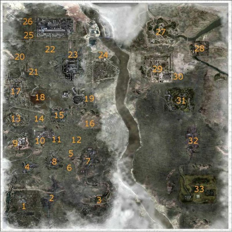 Сколько всего локаций. Карта сталкер Зов Чернобыля. Сталкер ОП 2 карта. Карты зоны тень Чернобыля. Сталкер ОП 2.2 карта.