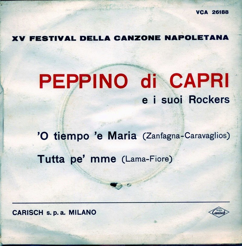 PEPPINO DI CAPRI - DISCOGRAFIA (Cover - Video - Testi ...